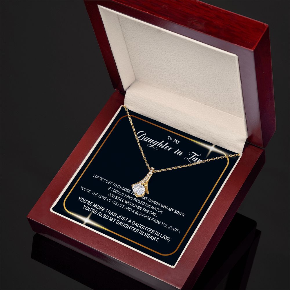 488B Daughter in Law Gifts Necklace From Mother in Law, Daughter Necklace Gifts