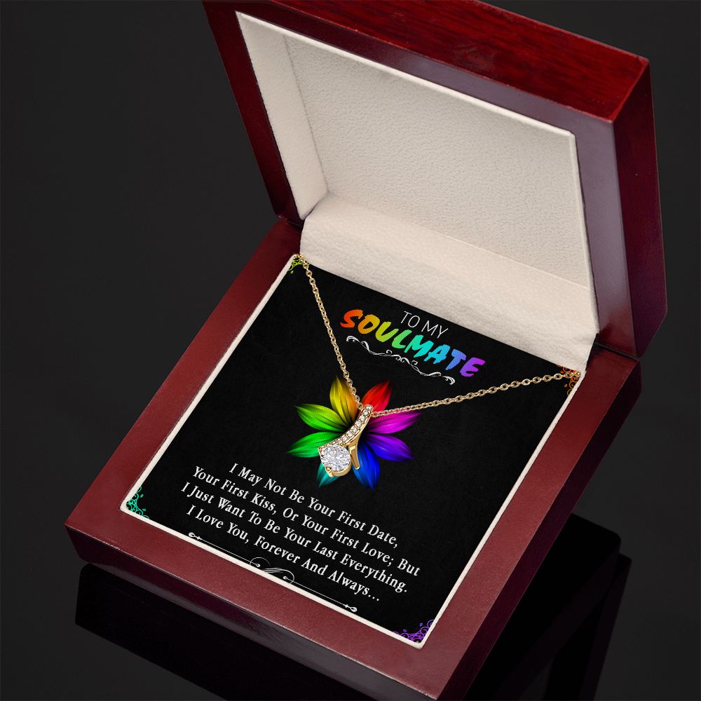 96B To My Soulmate Necklace, Birthday Gift For Girlfriend, Anniversary Xmas Gift