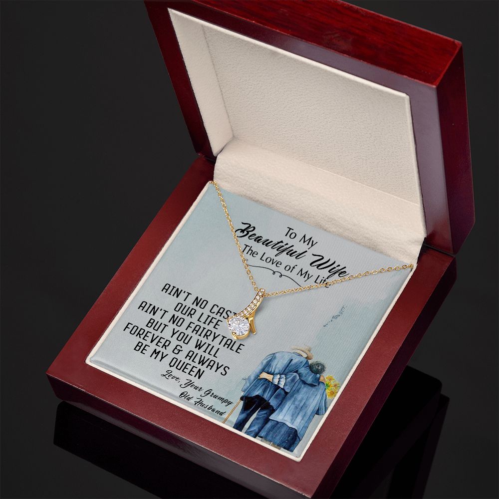 94B To My Beautiful Wife Necklace, Wife Necklace Gift from Husband, Gift Birthday
