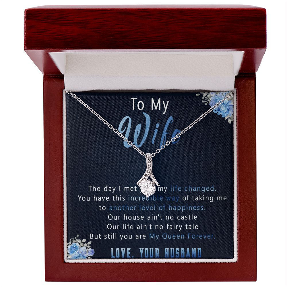 76B To My Wife Necklace, Necklace Gift For Wife,Women,Her, Gifts from Husband