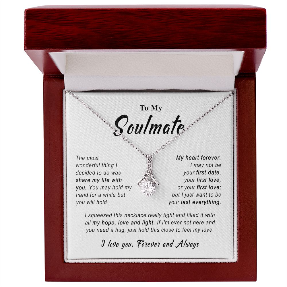 636B To Soulmate Necklace, Gift For Girlfriend Wife, Gift Birthday Valentines Day