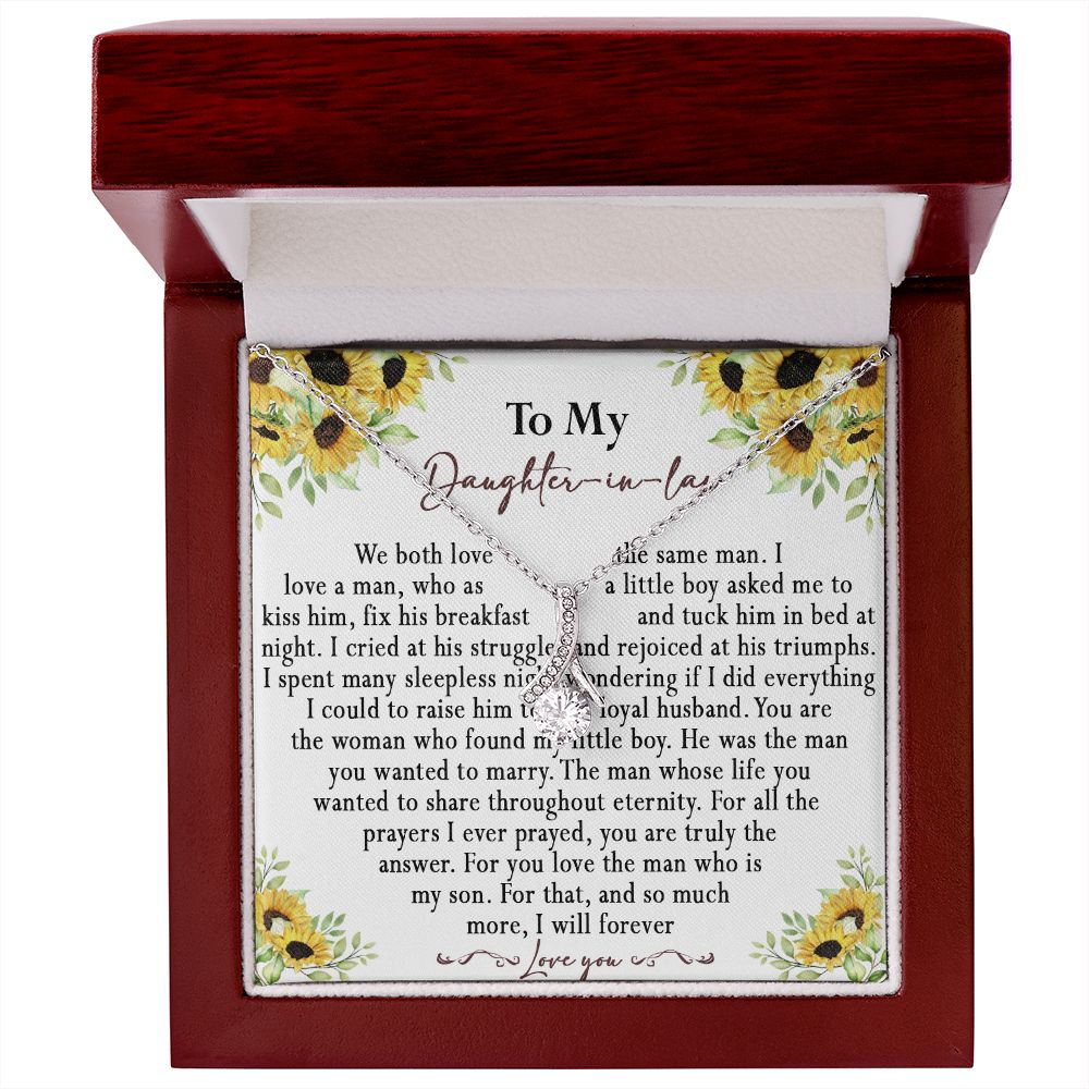 109B Daughter-in-law Necklace, Necklace For Women, To My Daughter-in-Law Necklace