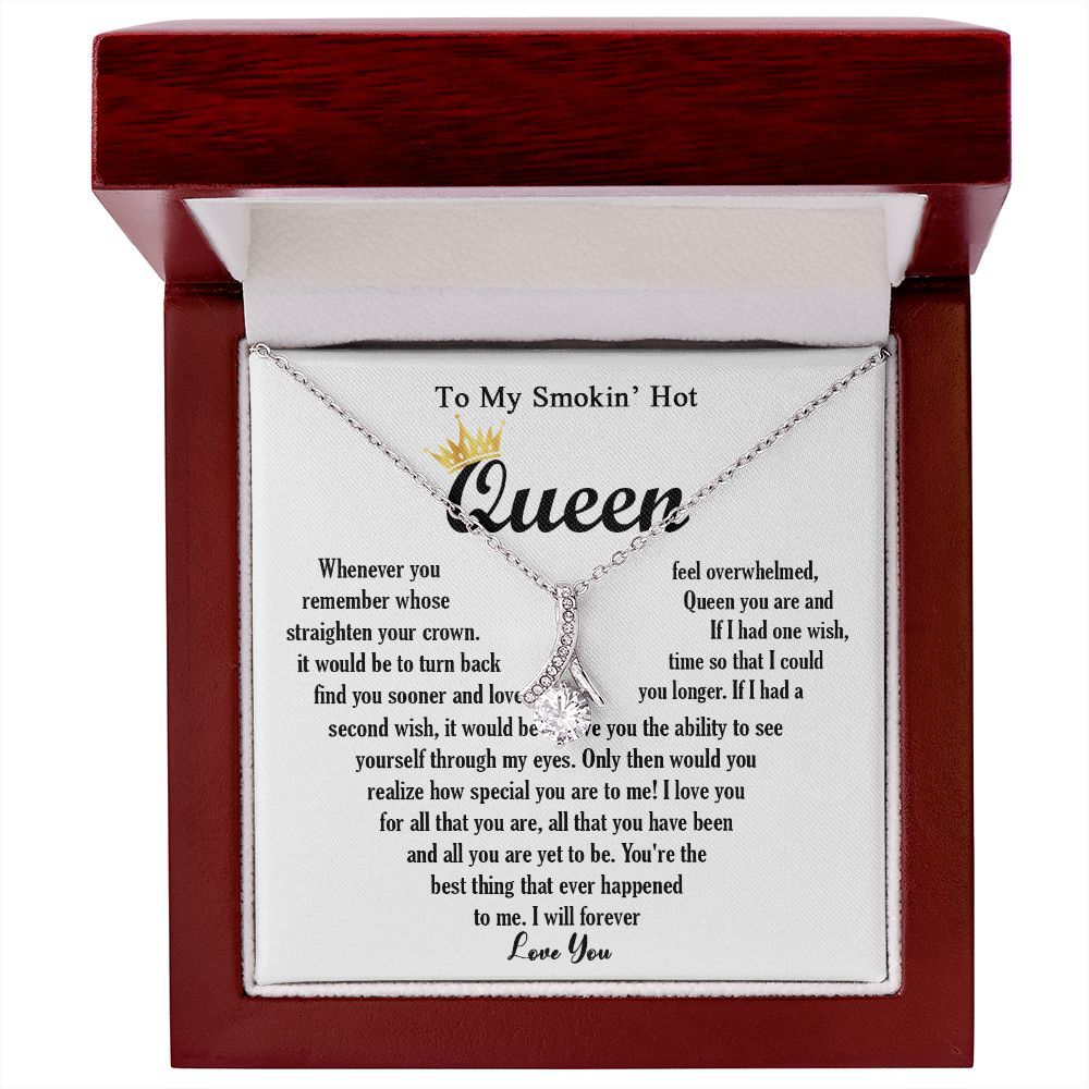 443B To My Smokin Hot Necklace, Gift For Wife Soulmate Valentines Day, Birthday Gift