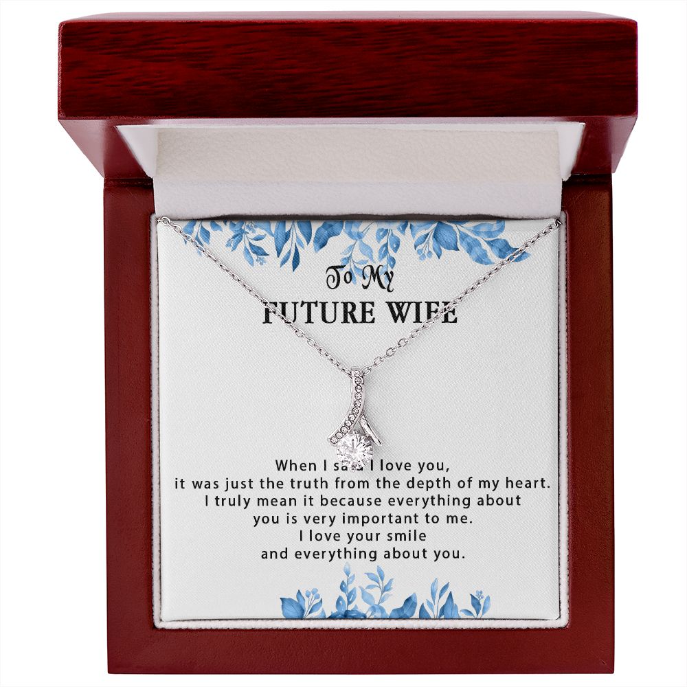 90B Girlfriend Necklace, Future Wife Necklace, To My Future Wife Necklace