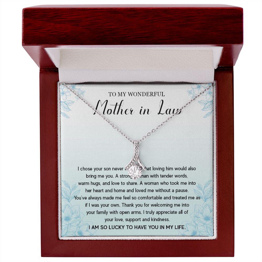 525B Gift To My Mother-in-Law Necklace, To My Mother in Law Necklace from Daughter