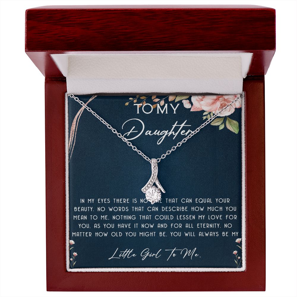 115B To My Daughter Necklace, Daughter Necklace, Mother To Daughter Gift Birthday