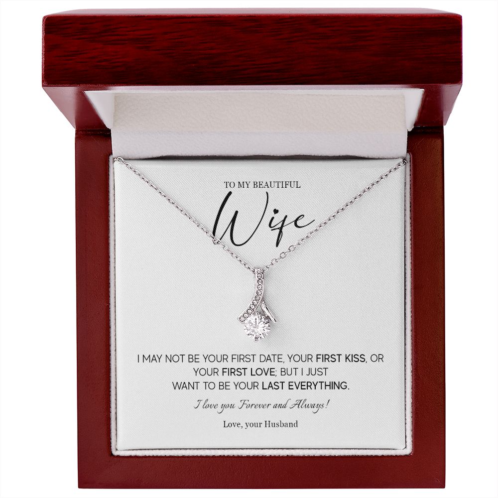 557B Necklace For Wife From Husband, To My Wife Necklace, Hot Wife Birthday Gifts