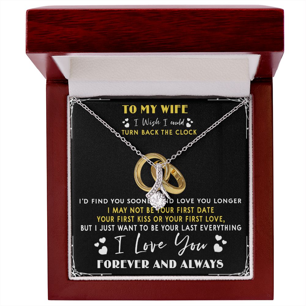 428B To My Wife “Turn Back The Clock” Necklace Gift For Wife, Gift Birthday, Holiday