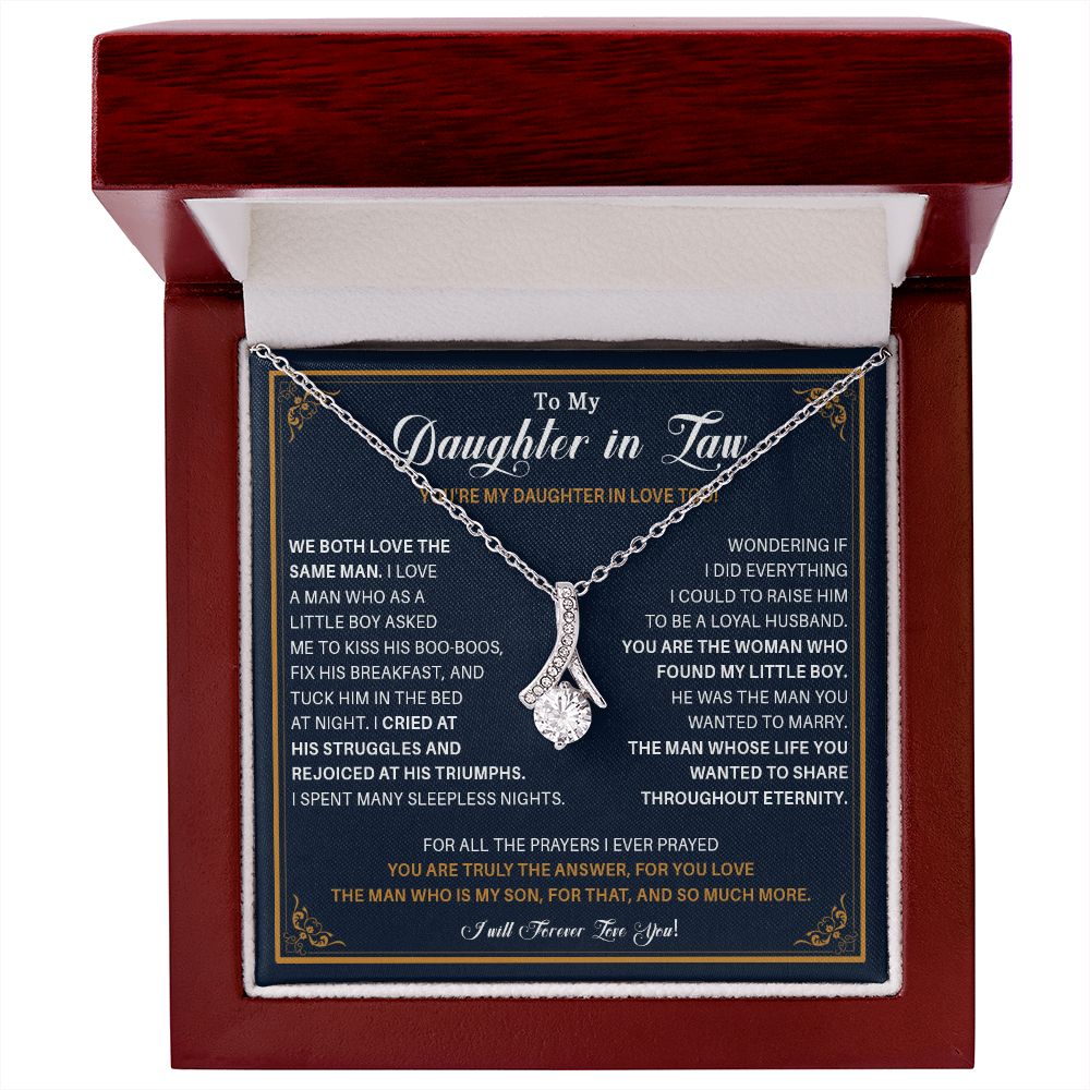 489B Daughter in Law Gift Necklace From Mother in Law, Daughter in Law Gift, Birthday