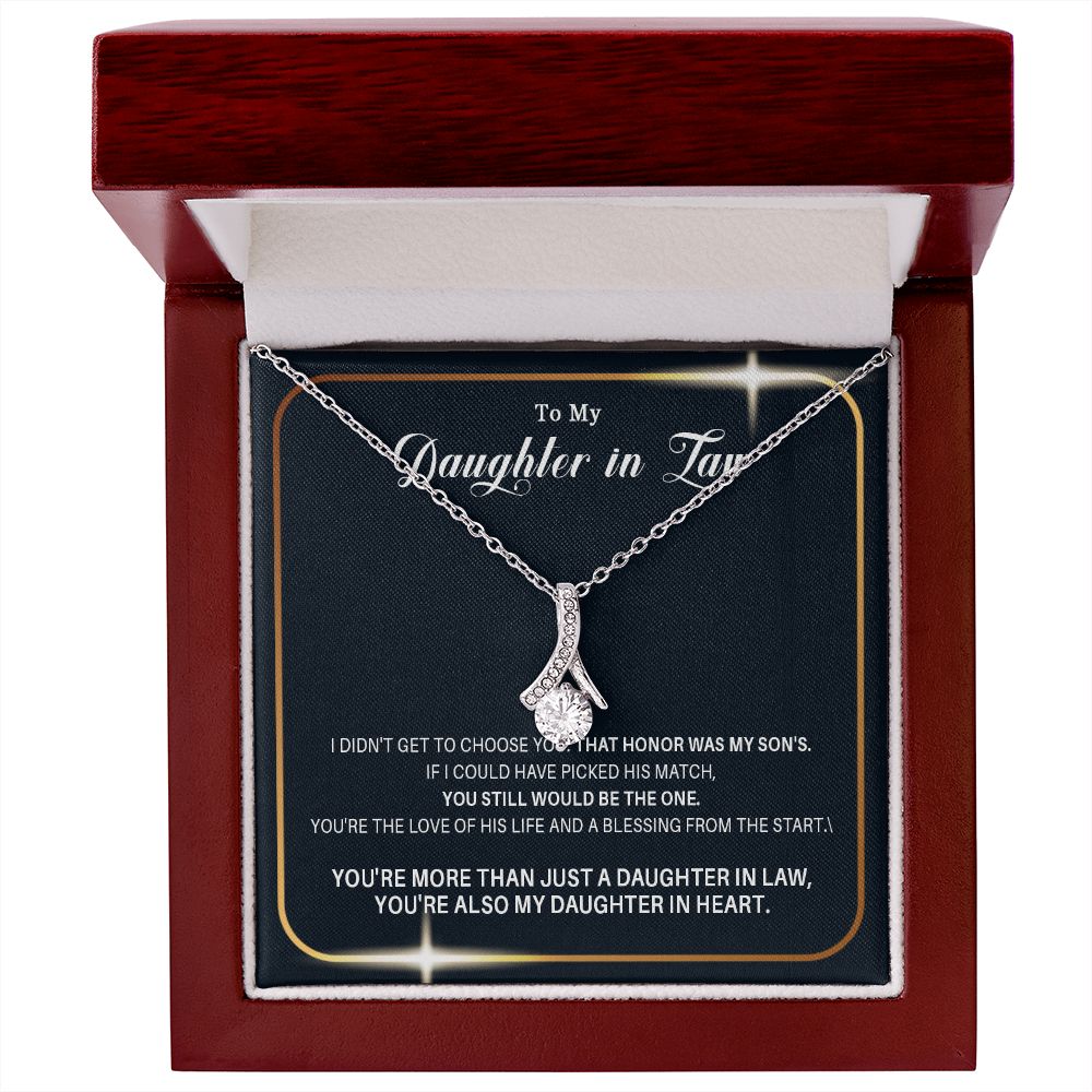 488B Daughter in Law Gifts Necklace From Mother in Law, Daughter Necklace Gifts