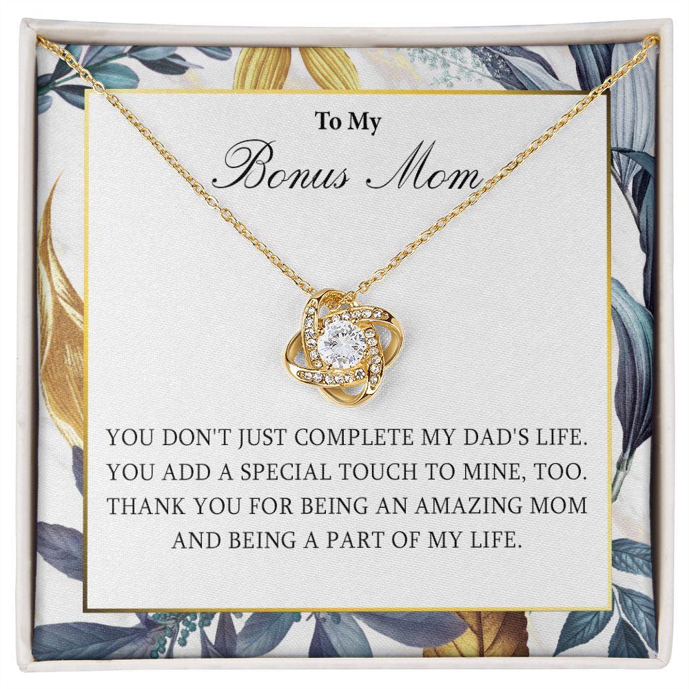 551A Necklace Gift for Bonus Mom, To My Bonus Mom Necklace, Mother Necklace, Birthday