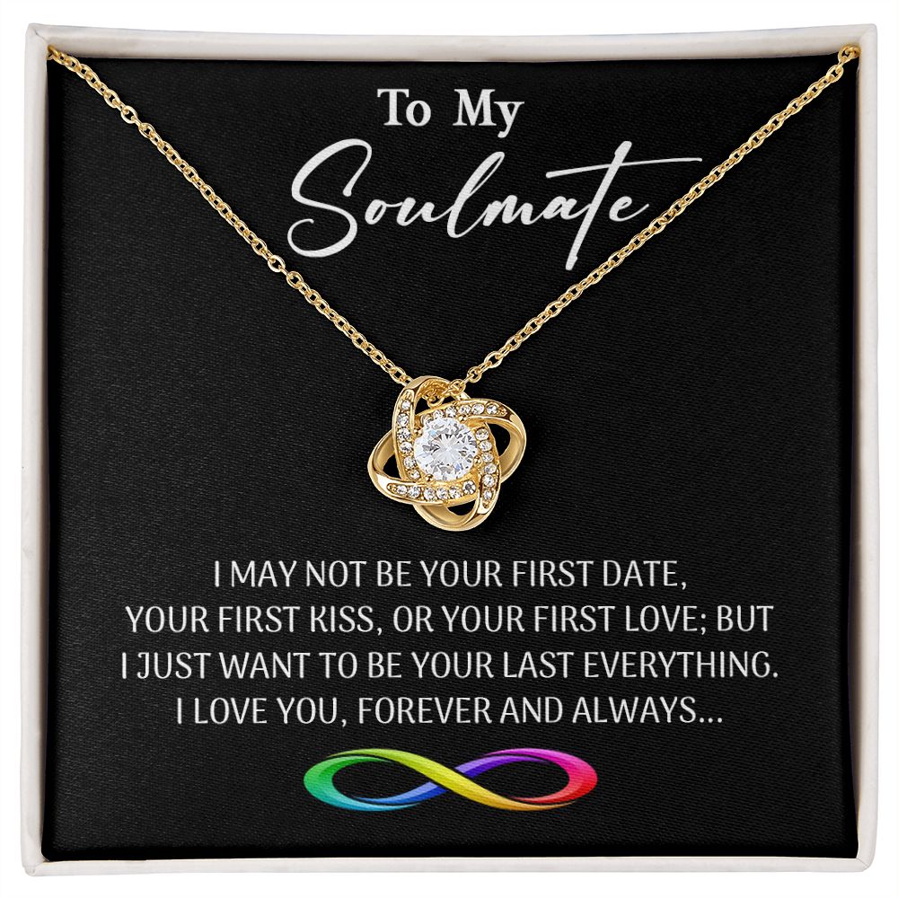 471A To My Soulmate Necklace, Gift for Wife, Girlfriend, Anniversary Gift, Xmas Gift
