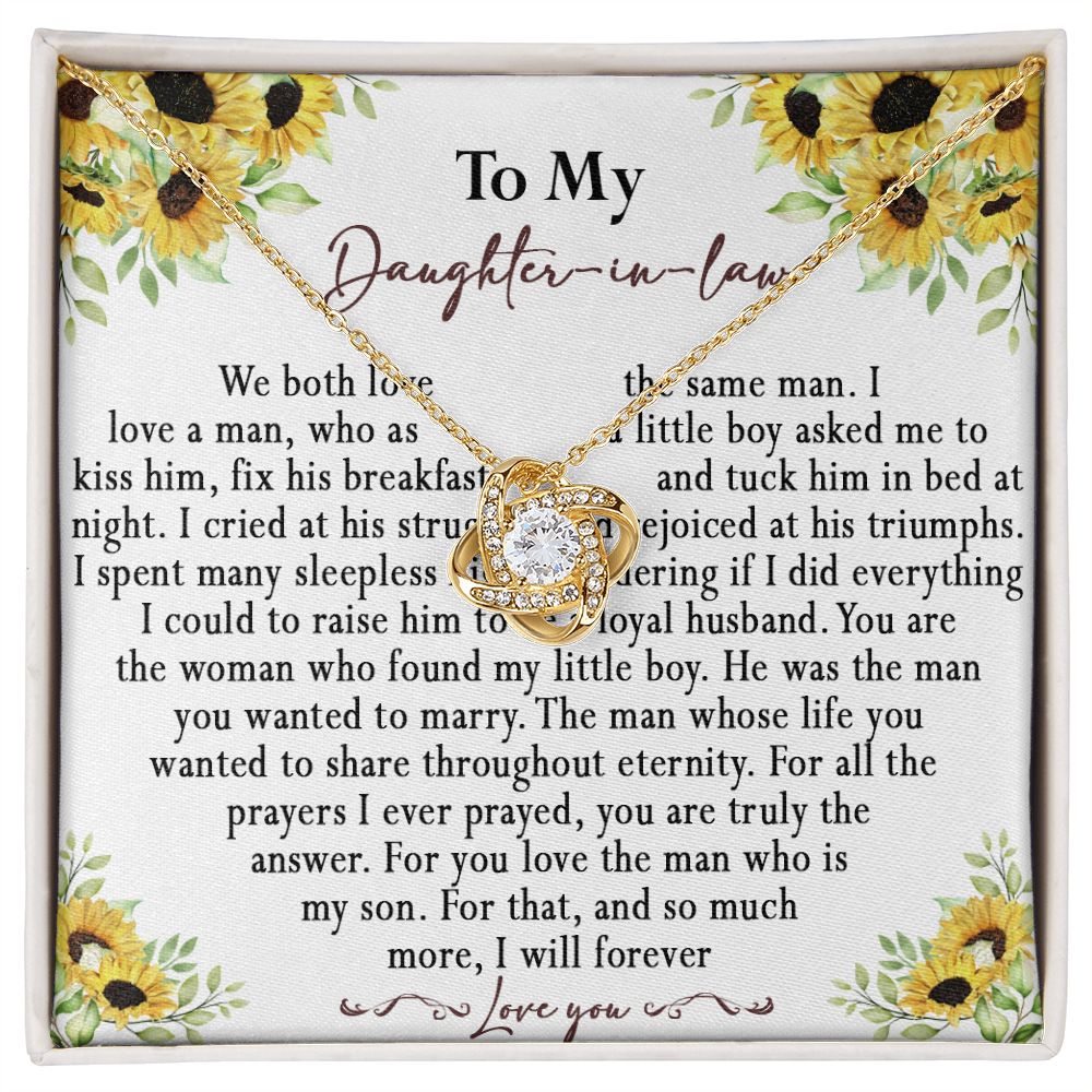 109A Daughter-in-law Necklace, Necklace For Women, To My Daughter-in-Law Necklace