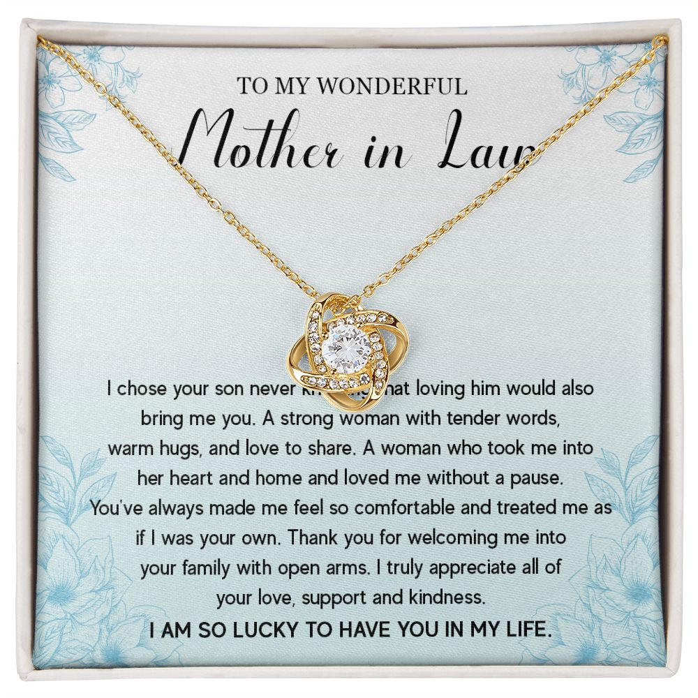 525A Gift To My Mother-in-Law Necklace, To My Mother in Law Necklace from Daughter