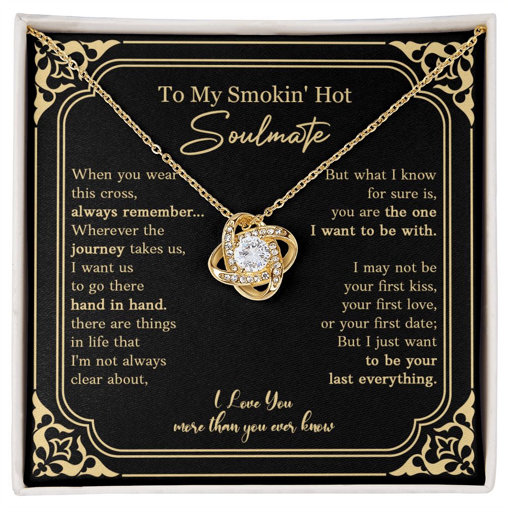 430A To My Soulmate Necklace Engagement Anniversary Gift for Her Birthday