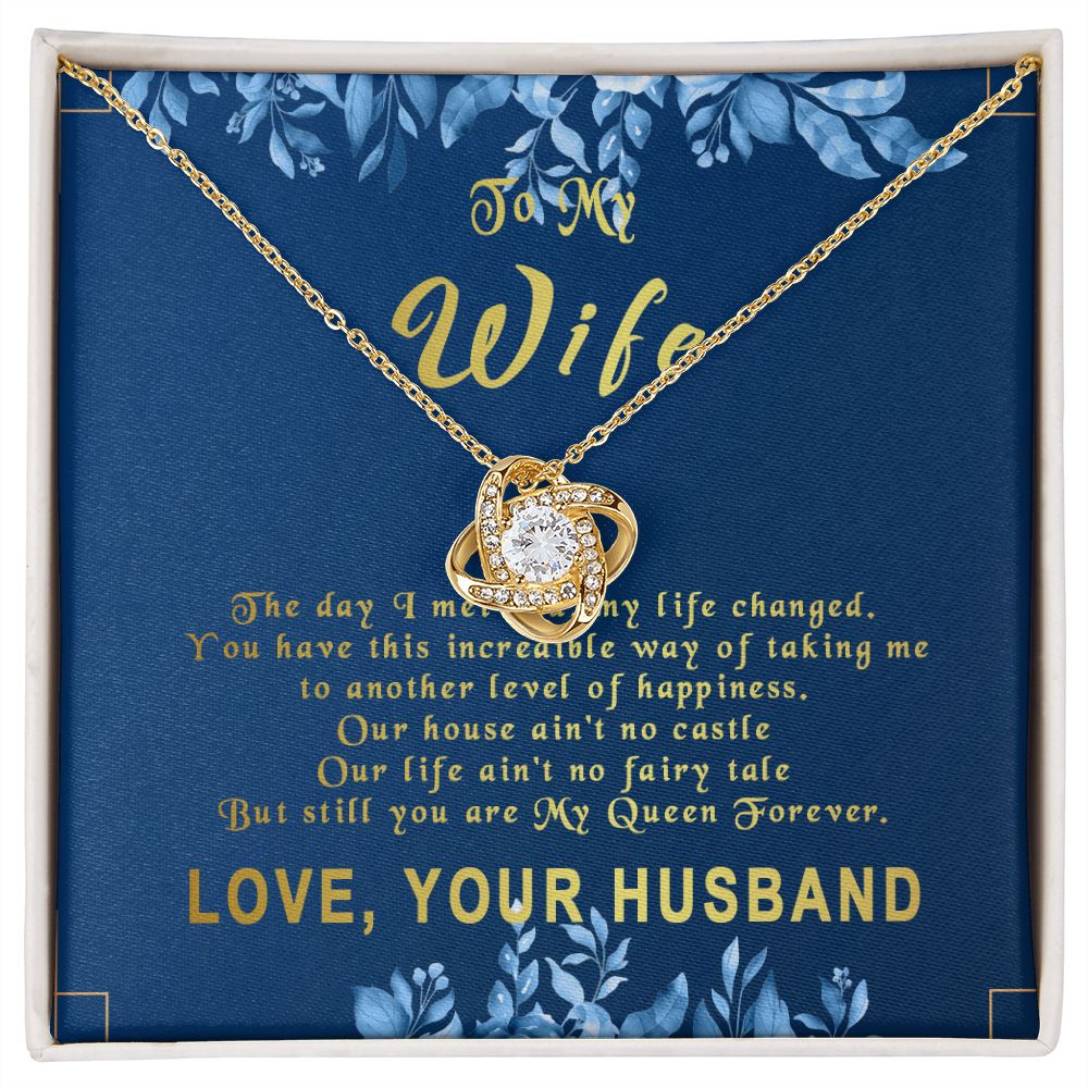 77A To My Wife Necklace, Gift For Wife, Anniversary Gift For Wife, Gift Birthday