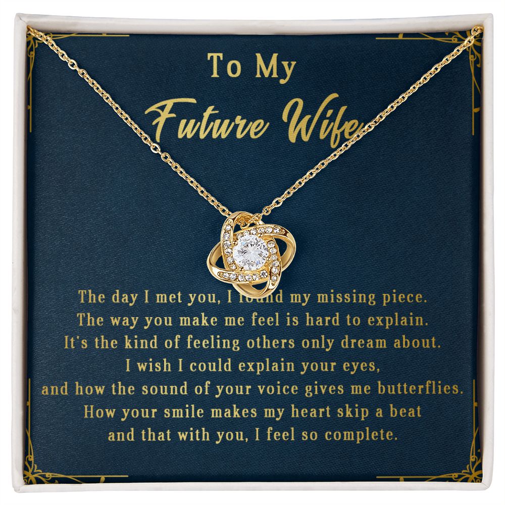 80A To My Future Wife Necklace, Gift For Wife, Anniversary Gift, Birthday Gift