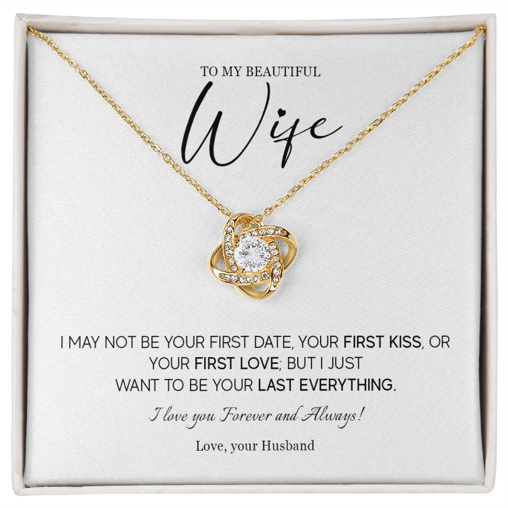 557A Necklace For Wife From Husband, To My Wife Necklace, Hot Wife Birthday Gifts
