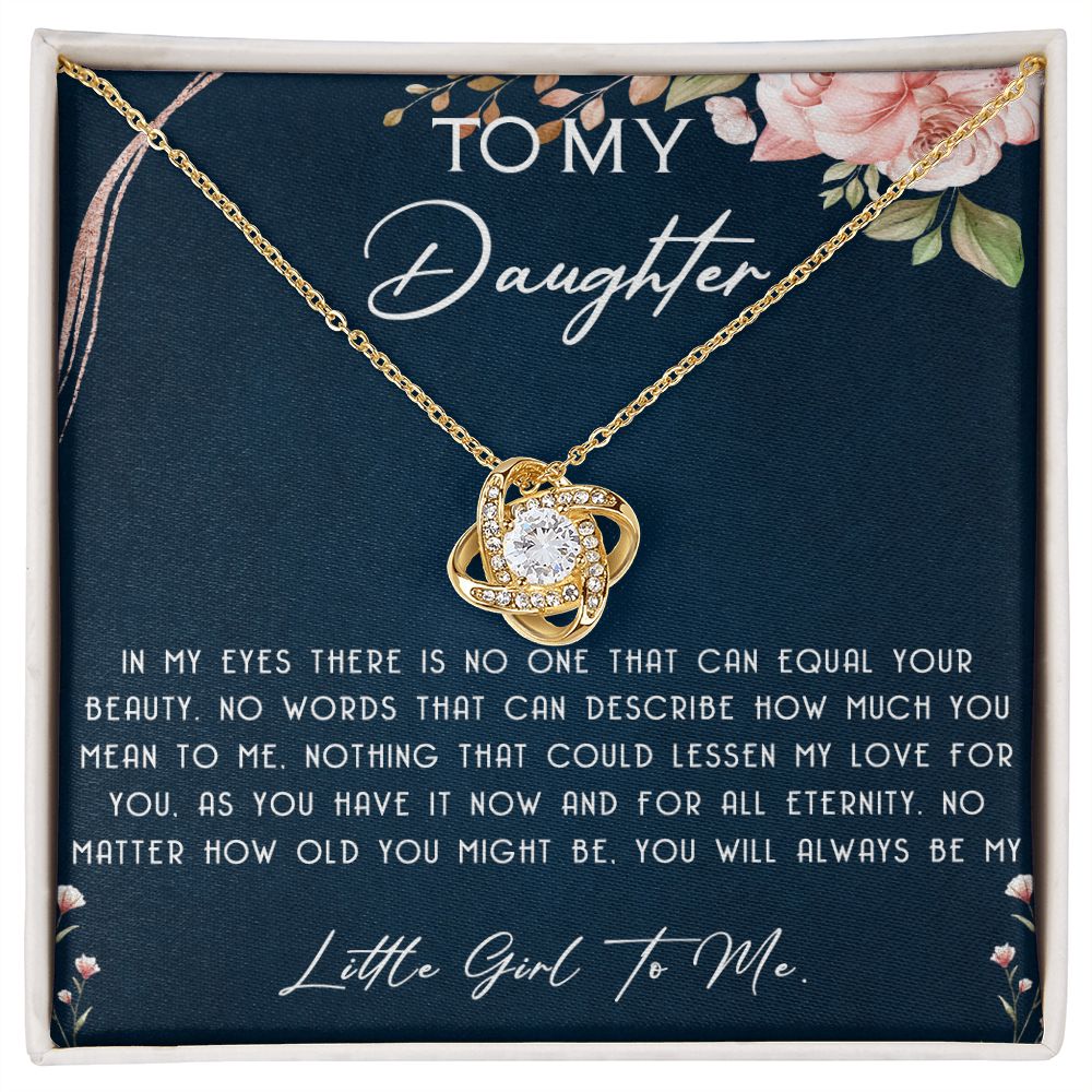 115A To My Daughter Necklace, Daughter Necklace, Mother To Daughter Gift Birthday