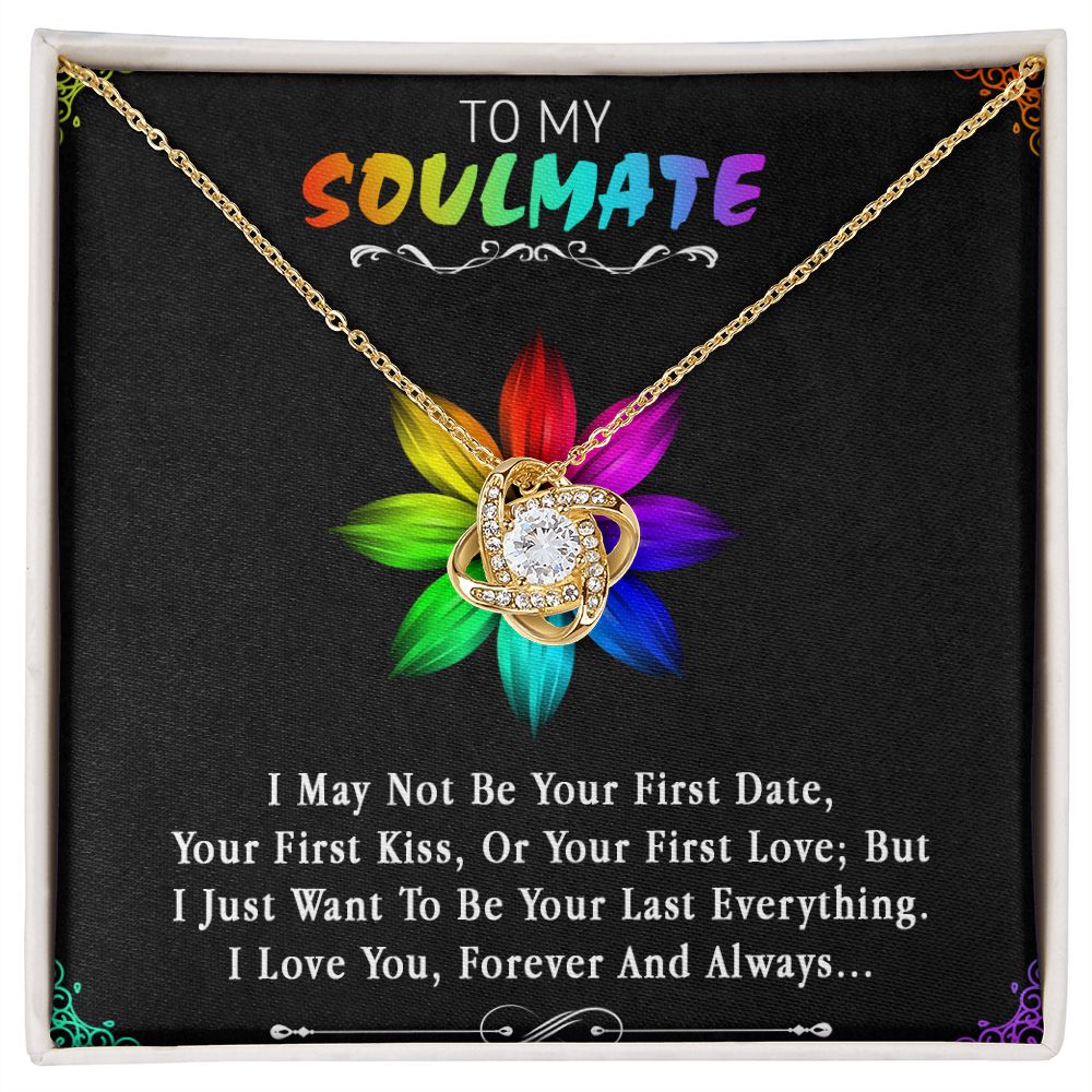 96A To My Soulmate Necklace, Birthday Gift For Girlfriend, Anniversary Xmas Gift