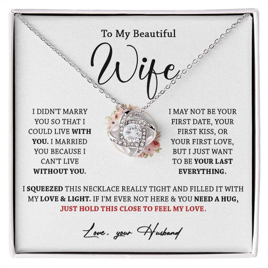 612A To My Wife Necklace, Gift For Wife, Valentines Gift For Wife, Necklace For Wife
