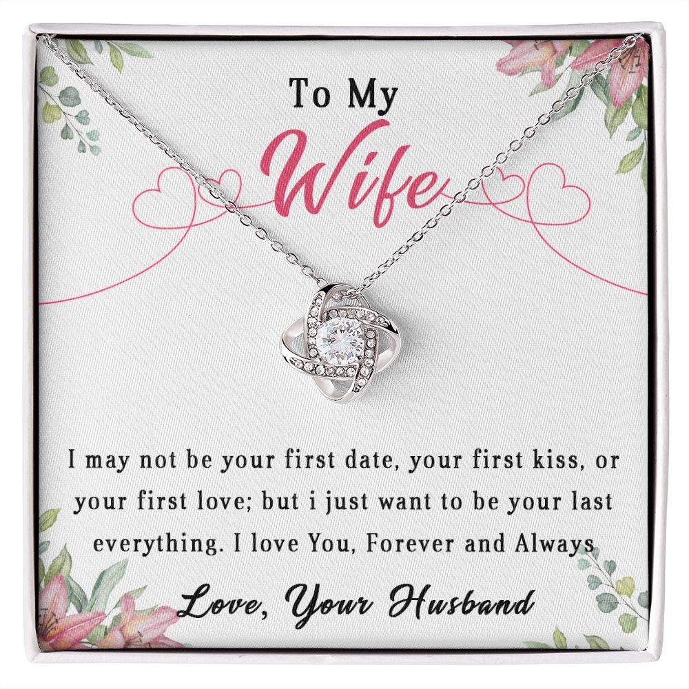 81A To My Wife Necklace, Wife Anniversary Gift From Husband, Necklace Gift Birthday