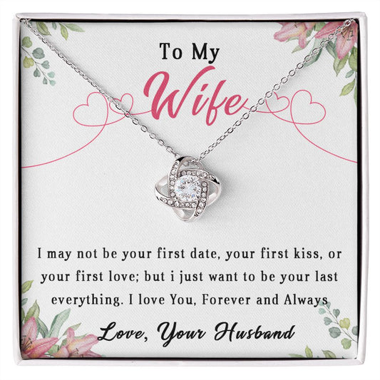 81A To My Wife Necklace, Wife Anniversary Gift From Husband, Necklace Gift Birthday