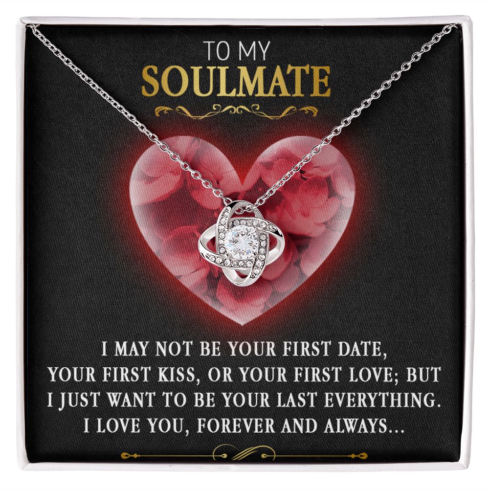 91A To My Soulmate Necklace, Engagement Gift for Future Wife, Xmas - Birthday Gift
