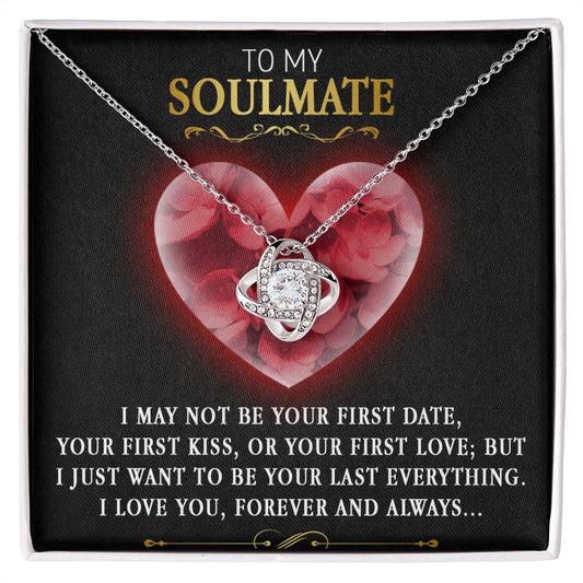 91A To My Soulmate Necklace, Engagement Gift for Future Wife, Xmas - Birthday Gift