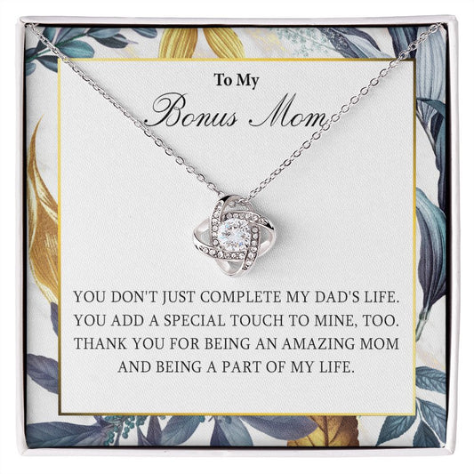 551A Necklace Gift for Bonus Mom, To My Bonus Mom Necklace, Mother Necklace, Birthday
