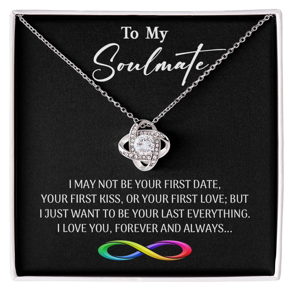 471A To My Soulmate Necklace, Gift for Wife, Girlfriend, Anniversary Gift, Xmas Gift