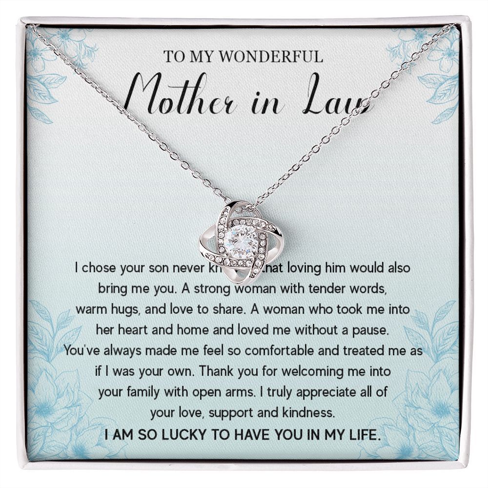 525A Gift To My Mother-in-Law Necklace, To My Mother in Law Necklace from Daughter