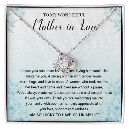 525A Gift To My Mother-in-Law Necklace, To My Mother in Law Necklace from Daughter