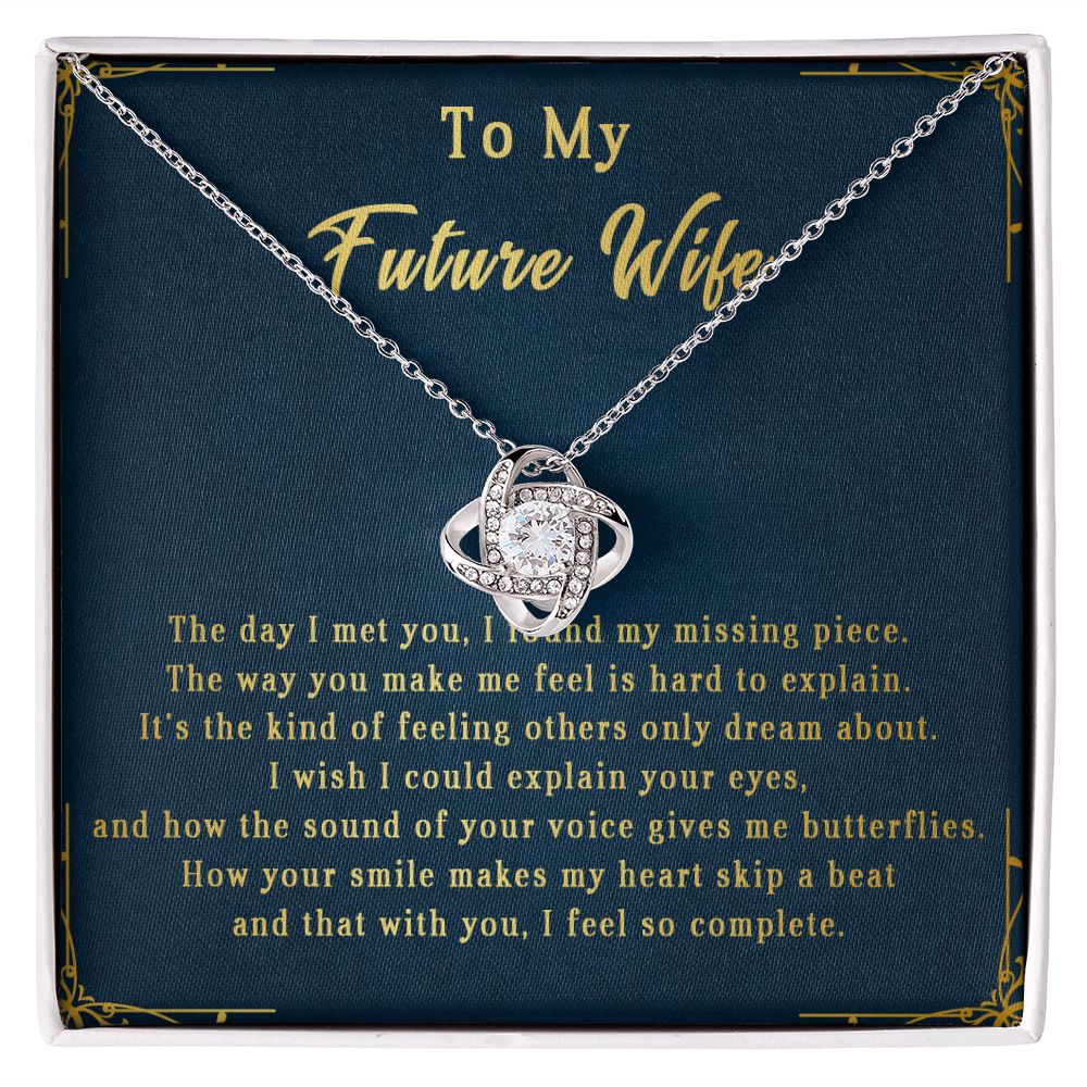 80A To My Future Wife Necklace, Gift For Wife, Anniversary Gift, Birthday Gift