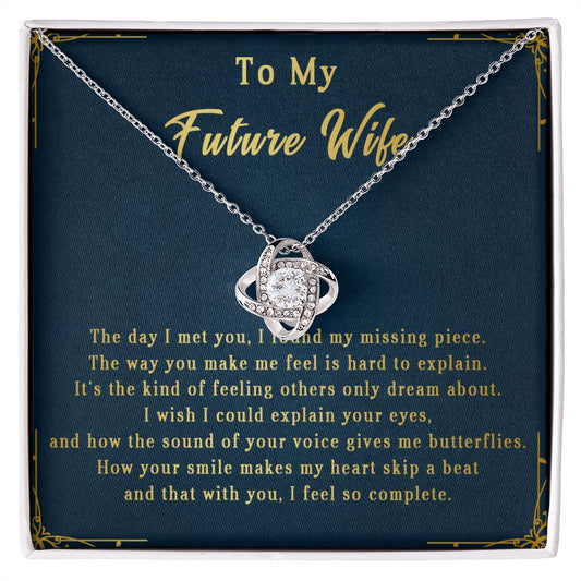 80A To My Future Wife Necklace, Gift For Wife, Anniversary Gift, Birthday Gift