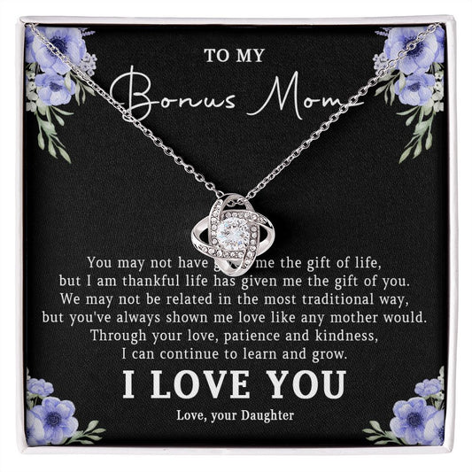 522A Step Mom Gift, Bonus Mom Necklace, Stepmom Necklace Birthday Gift from Daughter