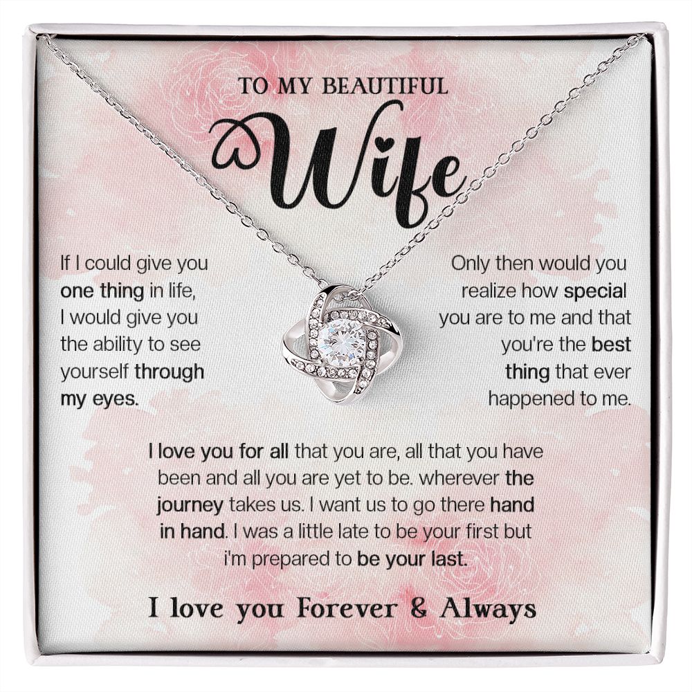 465A To My Wife Necklace, Xmas, Valentine Gifts For Her, Gift For Girlfriend Wife