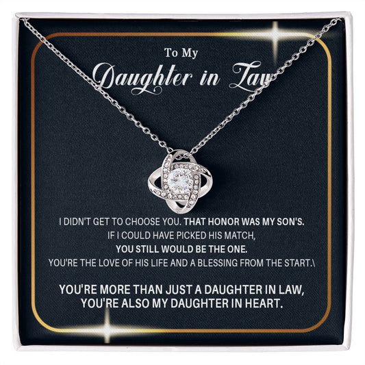 488A Daughter in Law Gifts Necklace From Mother in Law, Daughter Necklace Gifts