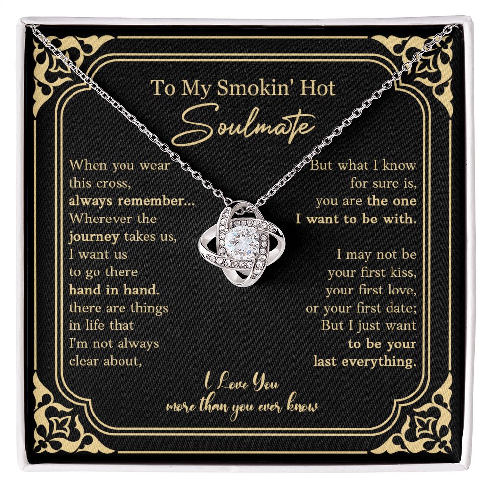 430A To My Soulmate Necklace Engagement Anniversary Gift for Her Birthday