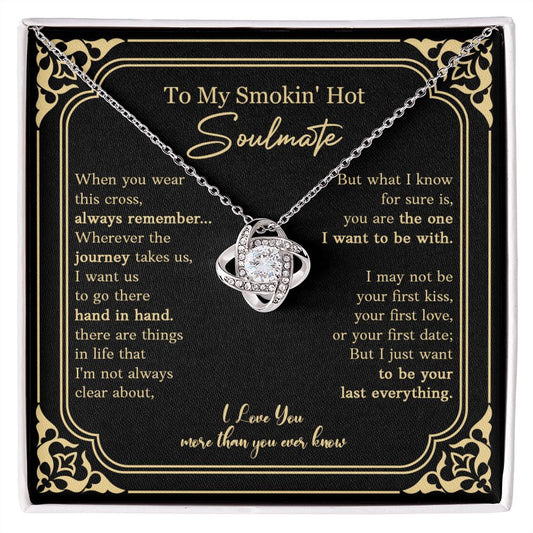 430A To My Soulmate Necklace Engagement Anniversary Gift for Her Birthday