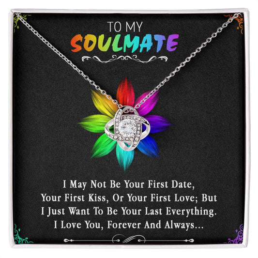 96A To My Soulmate Necklace, Birthday Gift For Girlfriend, Anniversary Xmas Gift