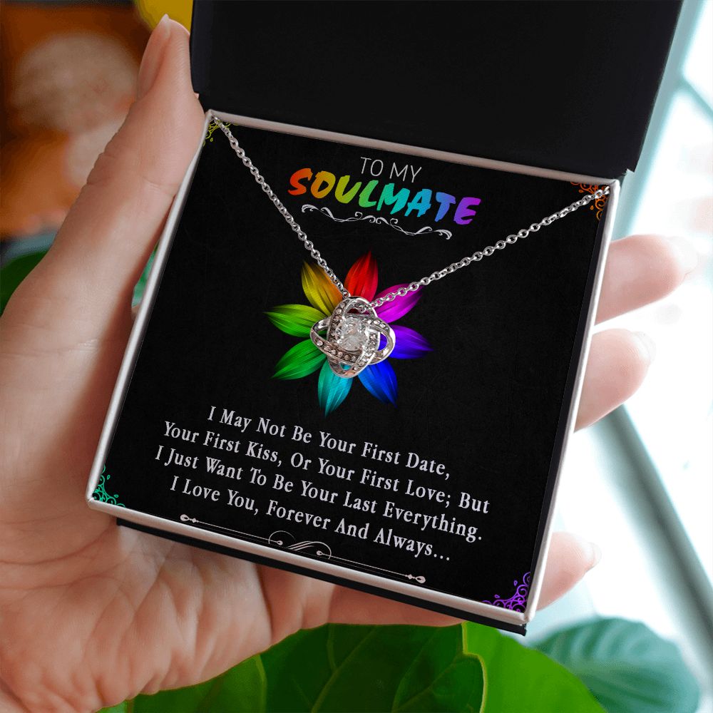 96A To My Soulmate Necklace, Birthday Gift For Girlfriend, Anniversary Xmas Gift