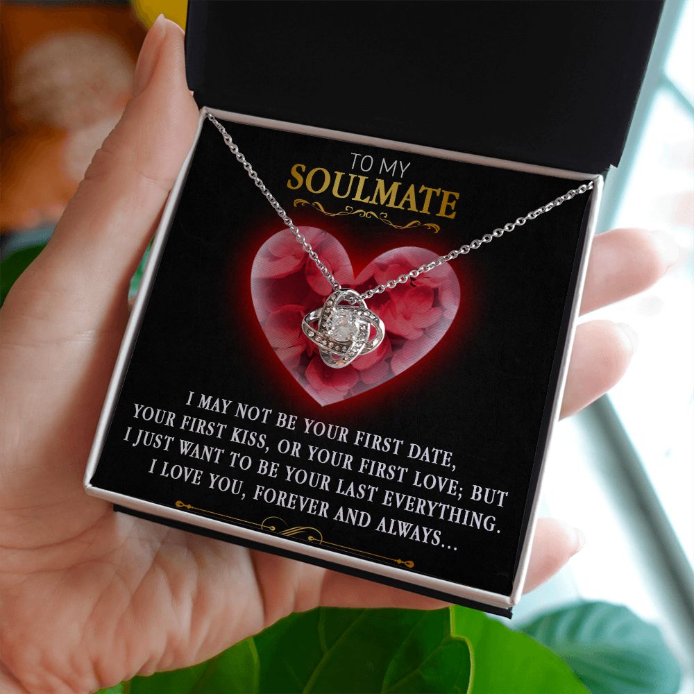91A To My Soulmate Necklace, Engagement Gift for Future Wife, Xmas - Birthday Gift