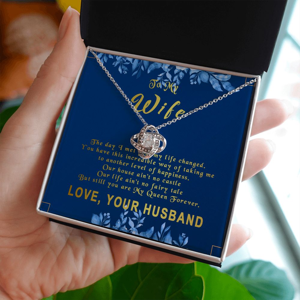 77A To My Wife Necklace, Gift For Wife, Anniversary Gift For Wife, Gift Birthday