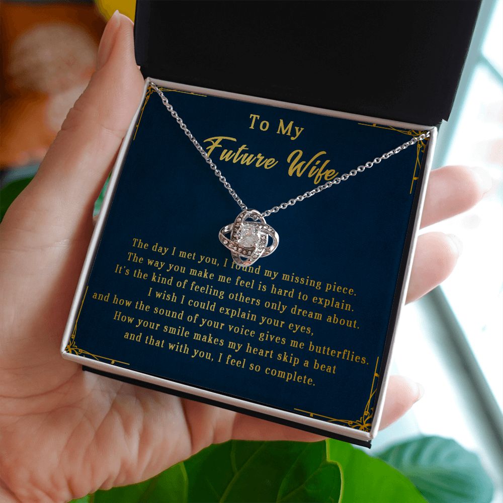 80A To My Future Wife Necklace, Gift For Wife, Anniversary Gift, Birthday Gift