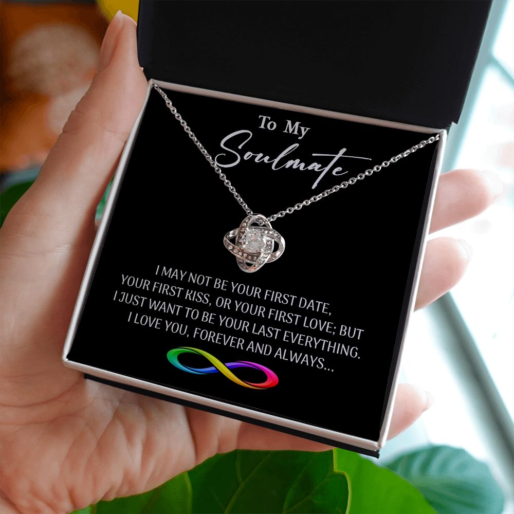 471A To My Soulmate Necklace, Gift for Wife, Girlfriend, Anniversary Gift, Xmas Gift