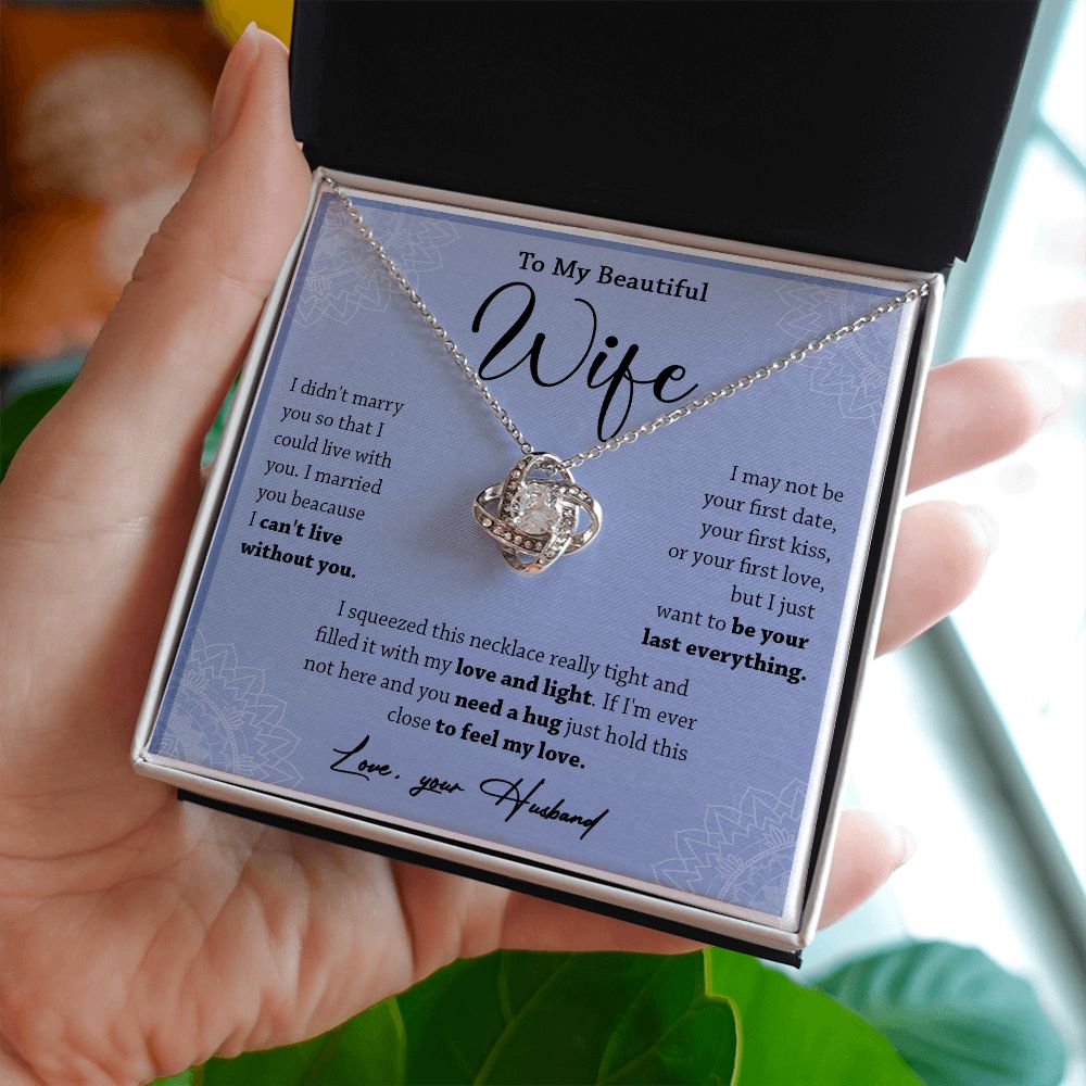 472A To My Wife Necklace, Necklace Gifts For Wife From Husband, Gift For Soulmate