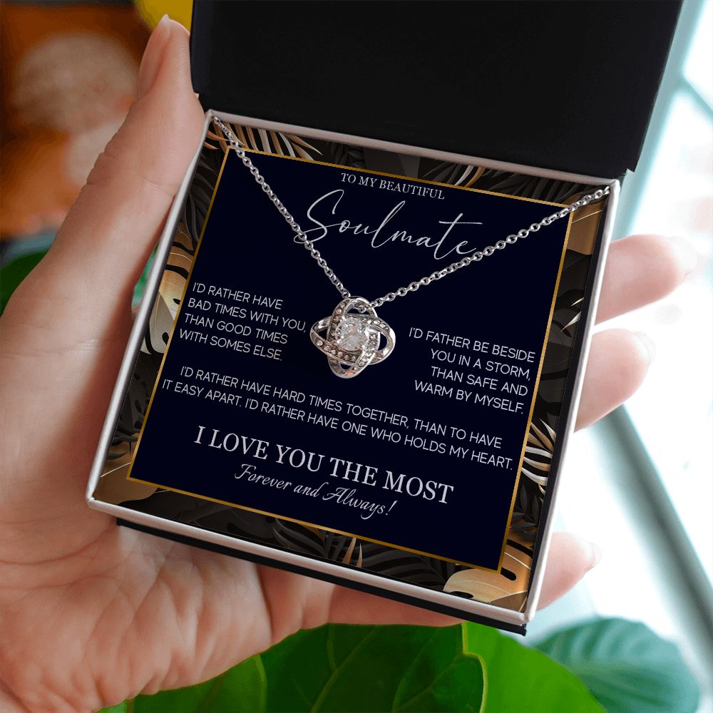 553A Soulmate Necklace, To My Soulmate Necklace, Birthday Gifts for Wife, Girlfriend