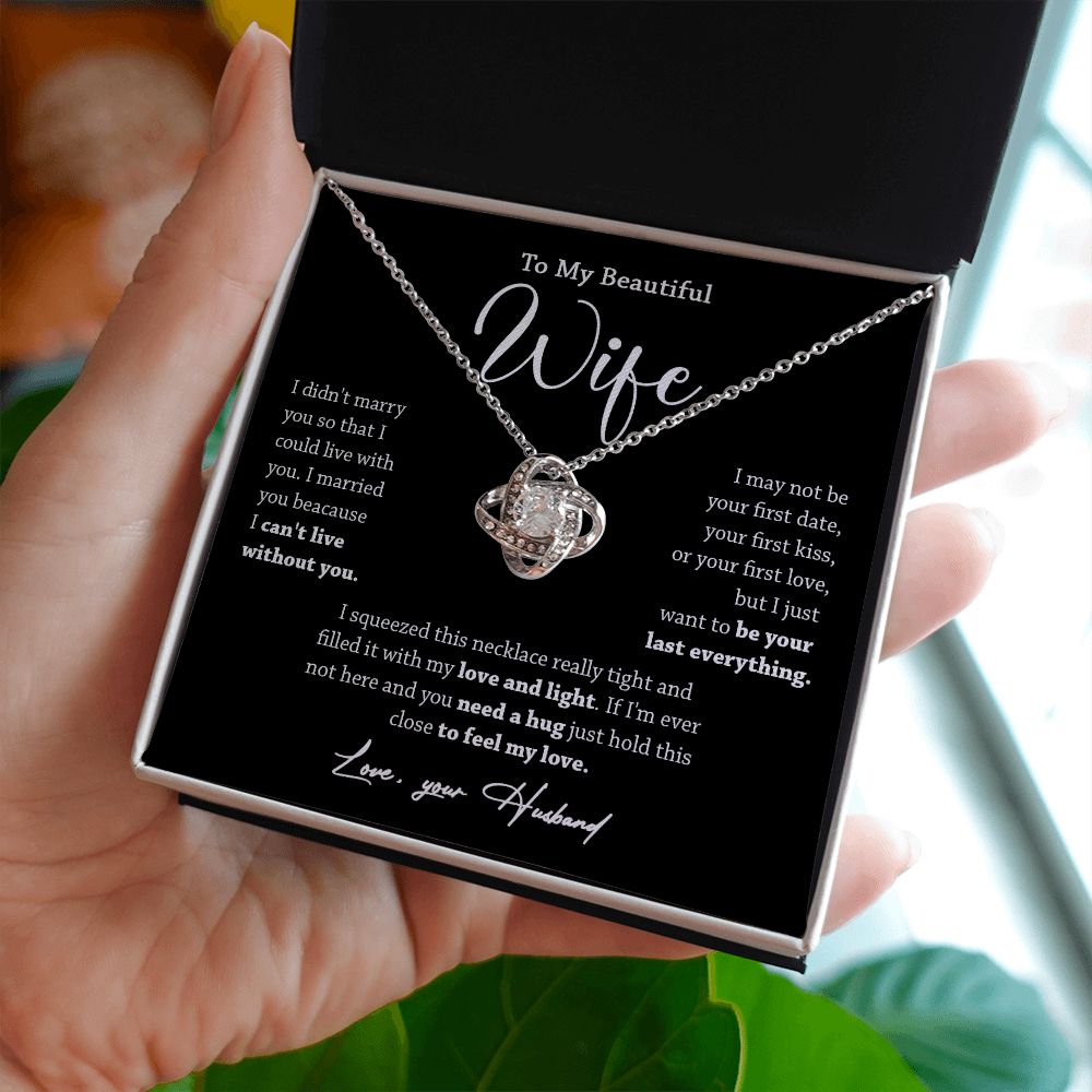 452A To My Wife Necklace, Valentine Gift For Her, Gift For Soulmate, Gift For Her