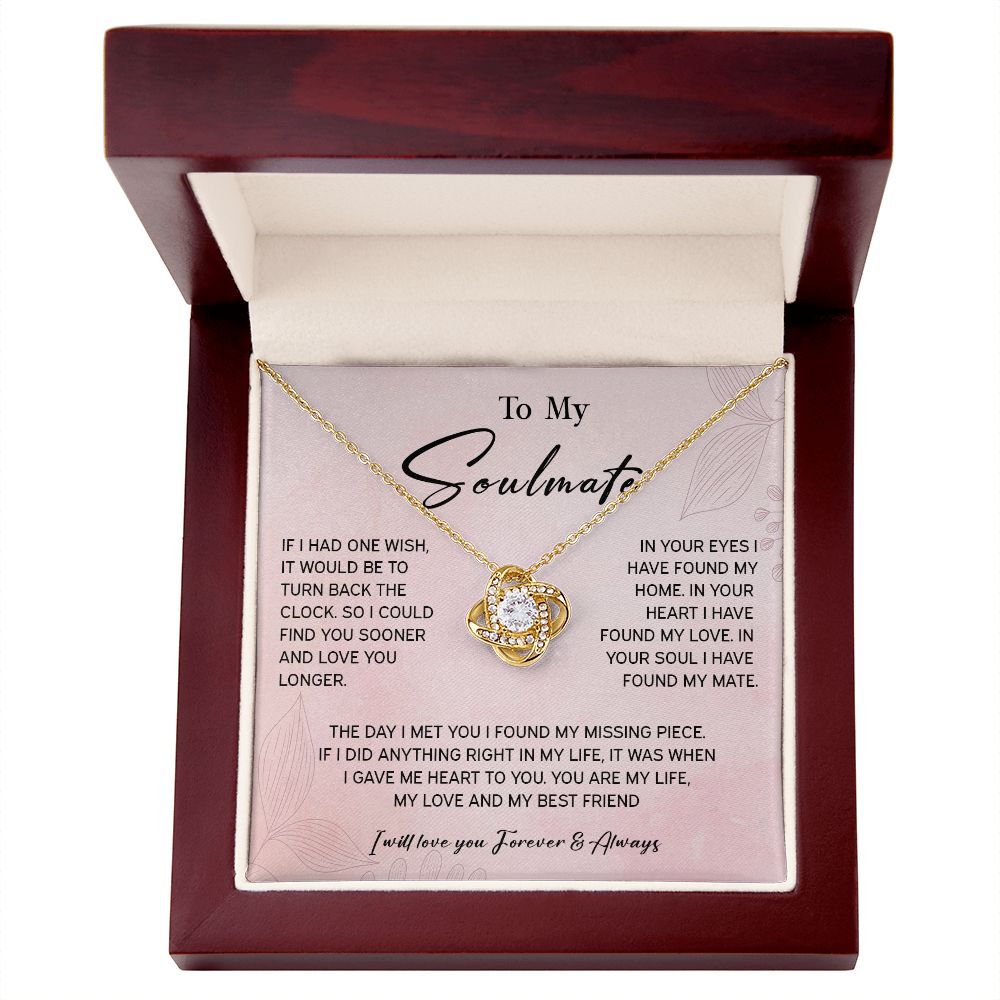 464A To My Soulmate/Wife Necklace Gift for Fiancée / Girlfriend Gifts for Her